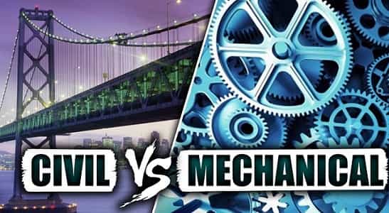 Mechanical Engineering Vs Civil Engineering