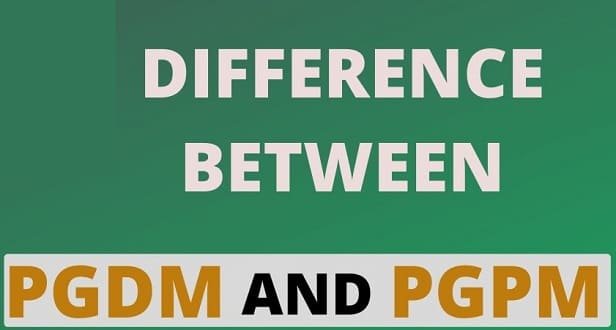 PGPM Vs PGDM